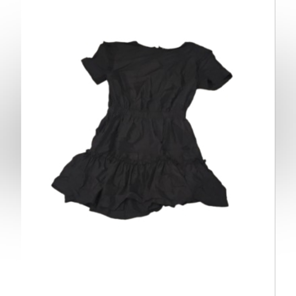 Alice + Olivia Women's Short Sleeve Tiered Mini Dress Sz 2